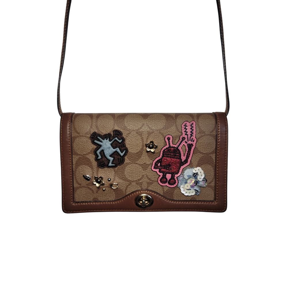 Coach x Keith Haring Hayden Foldover Crossbody Clutch